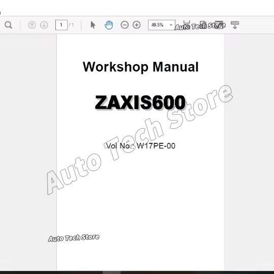 Workshop Tools Pdf - Para Hitachi Full Shop Manual Set