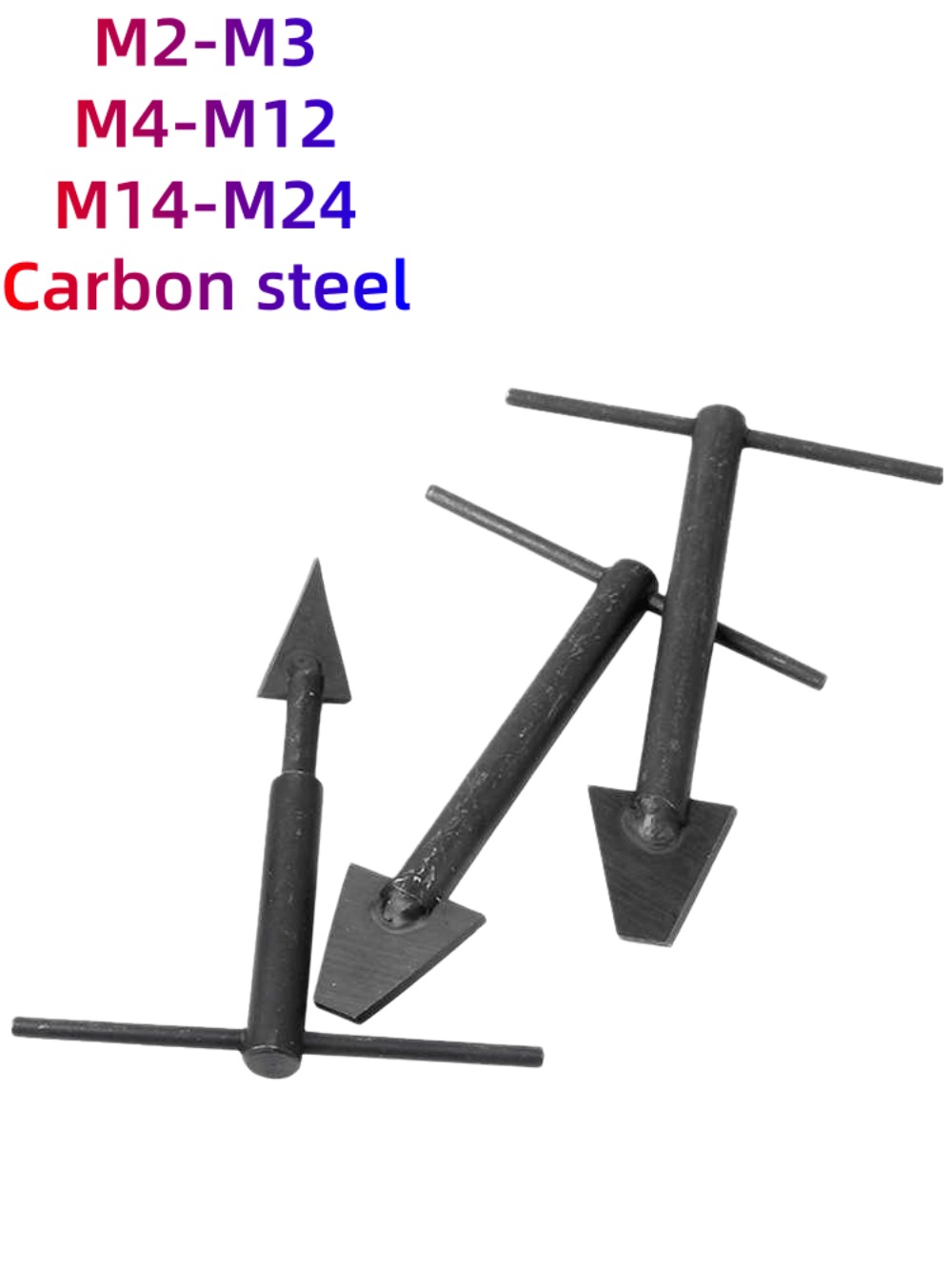 Hand Tools Maintenance Workshop - Extrator Helicoil Métrico (1 Peça) M2-M3/M4-M12/M14-M24,
