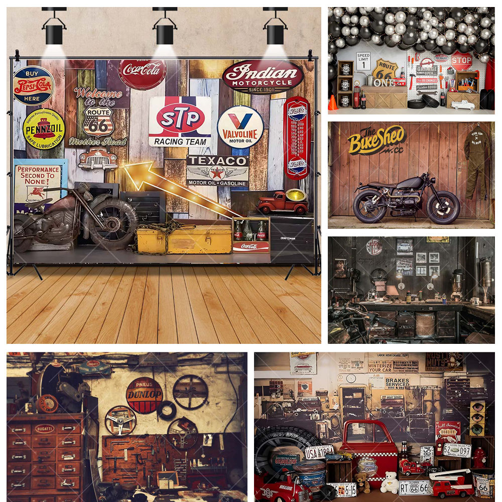 Tools Workshop For Kids - Retro motocicleta reparos de carro garagem