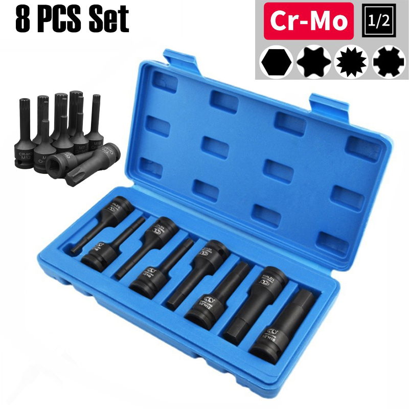 1/2 chave de soquete 8 pçs con - Hand Tools Maintenance Workshop avaliação e preço