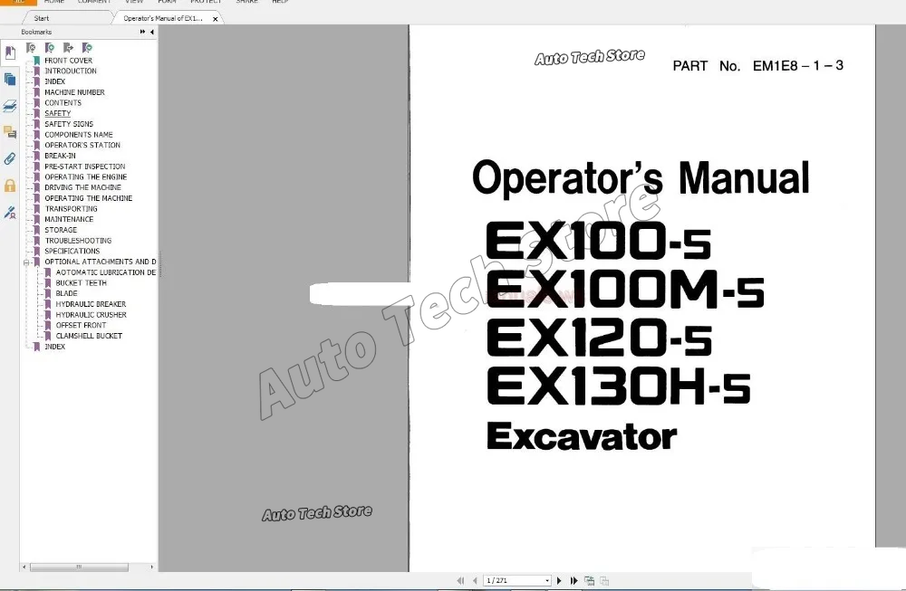 Para Hitachi Full Shop Manual  - Workshop Tools Pdf avaliação e preço