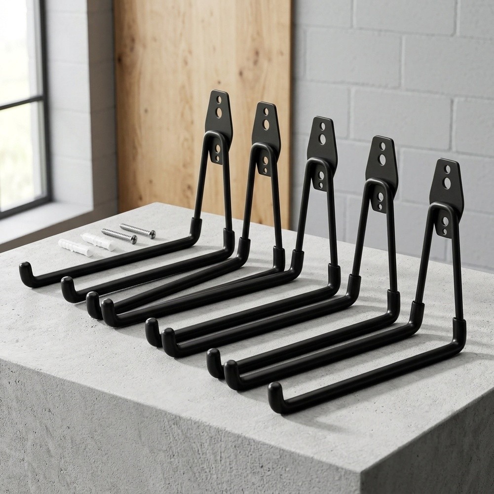 Ganchos de Parede de Aço Preto - Workshop Tools Hanging avaliação e preço
