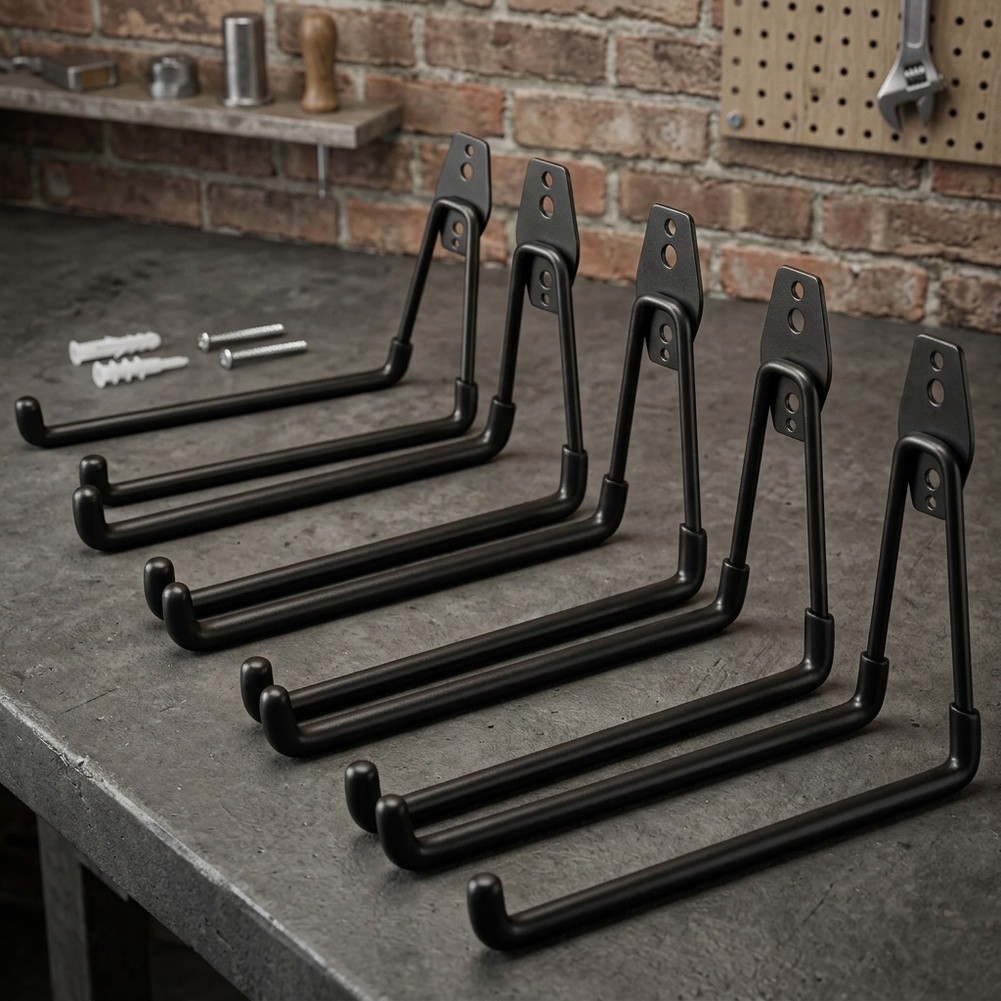 Ganchos de Parede de Aço Preto - Workshop Tools Hanging avaliação e preço
